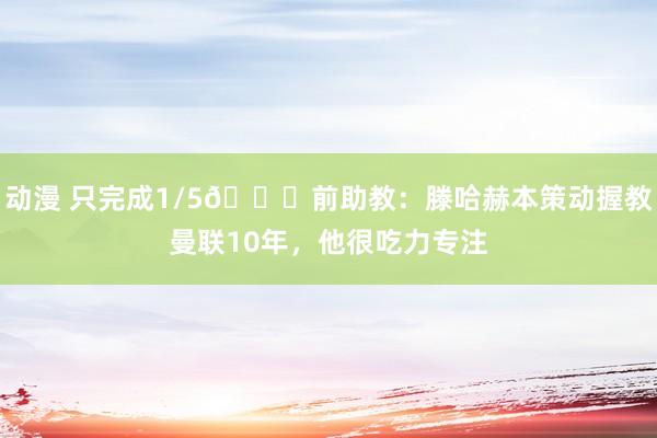动漫 只完成1/5😞前助教：滕哈赫本策动握教曼联10年，他很吃力专注